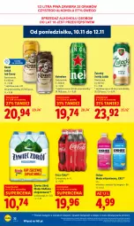 Gazetka promocyjna Lidl - GAZETKA - Gazetka - ważna od 12.11 do 12.11.2025 - strona 32 - produkty: Heineken, Coca-Cola, LANA, Oshee, Woda, Magnez, Kozel
