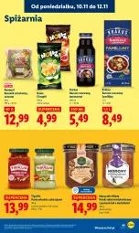 Gazetka promocyjna Lidl - GAZETKA - Gazetka - ważna od 12.11 do 12.11.2025 - strona 45 - produkty: Krakus, Ricotta, Chrupki, Pesto, Miód, Suszone pomidory, Pomidory, Fa