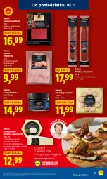 Gazetka promocyjna Lidl - GAZETKA - Gazetka - ważna od 12.11 do 12.11.2025 - strona 47 - produkty: Chrzan, Ser, Szynka wieprzowa, Migdały, Brie, Carpaccio, Pasztet, Szynka, Pesto, Bazyl, Kawior, Ser pleśniowy, Kiełbasa