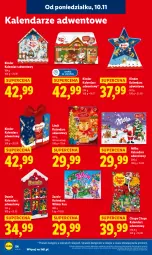 Gazetka promocyjna Lidl - GAZETKA - Gazetka - ważna od 12.11 do 12.11.2025 - strona 54 - produkty: Chupa Chups, Kinder, Lindt, Milka, Kalendarz, Kalendarz adwentowy