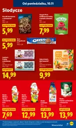 Gazetka promocyjna Lidl - GAZETKA - Gazetka - ważna od 12.11 do 12.11.2025 - strona 55 - produkty: Gin, Praliny, Maliny, Tonik, Czekolada, Baton, Precelki, Kakao, Mango, Oreo, Kinder