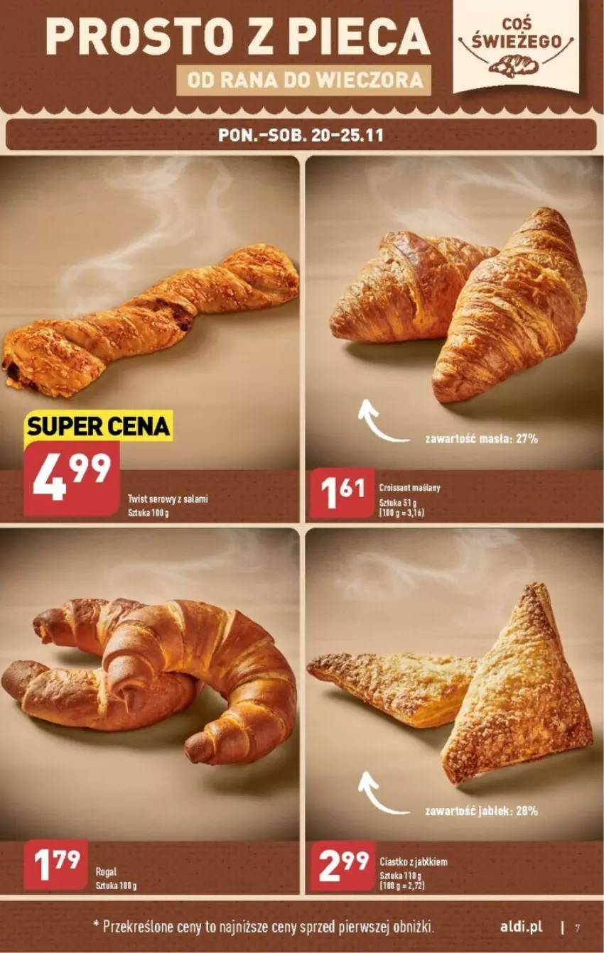 Gazetka promocyjna Aldi - ważna 20.11 do 25.11.2023 - strona 39 - produkty: Piec, Rogal, Salami, Ser