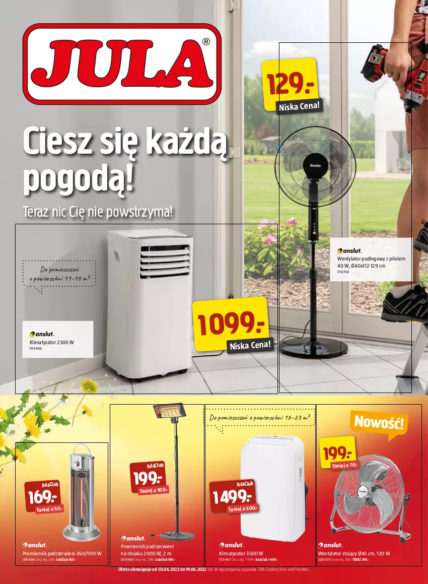 Gazetka promocyjna Jula - Gazetka - ważna 03.06 do 19.06.2022 - strona 1 - produkty: Fa, Stojak, Tera