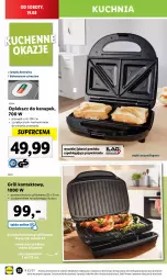 Gazetka promocyjna Lidl - GAZETKA - Gazetka - ważna od 19.08 do 19.08.2023 - strona 36 - produkty: Top, Sok, Przewód, Grill kontaktowy, Kuchnia, Pojemnik, Opiekacz do kanapek, Chleb, Grill