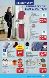 Gazetka promocyjna Aldi - Artykuły przemysłowe i tekstylia - Gazetka - ważna od 20.09 do 20.09.2025 - strona 7 - produkty: Koc, Grzyby, Karp, Pojemnik, Spodnie, Fa