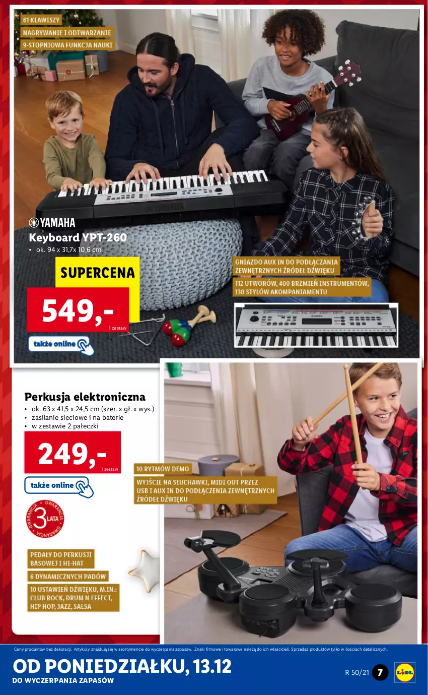 Gazetka promocyjna Lidl - GAZETKA - ważna 13.12 do 19.12.2021 - strona 7 - produkty: Perkusja, Silan