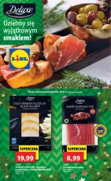 Gazetka promocyjna Lidl - GAZETKA - Gazetka - ważna od 19.12 do 19.12.2021 - strona 50 - produkty: Halibut, Ser, Szynka wieprzowa, Lack, Szynka, Jamón serrano