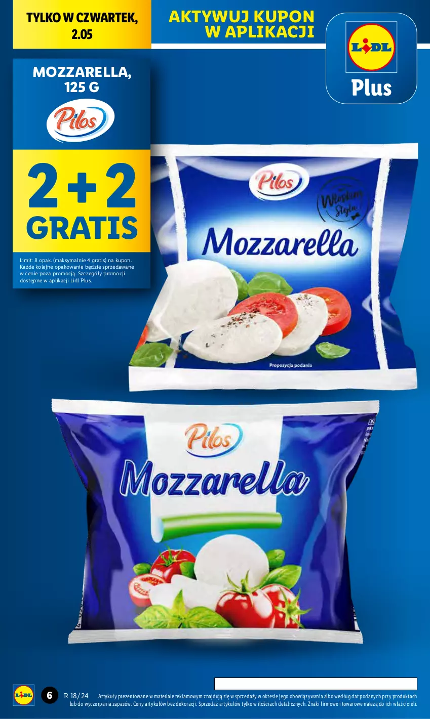 Gazetka promocyjna Lidl - GAZETKA - ważna 02.05 do 04.05.2024 - strona 8 - produkty: Gra, Mozzarella, Olej