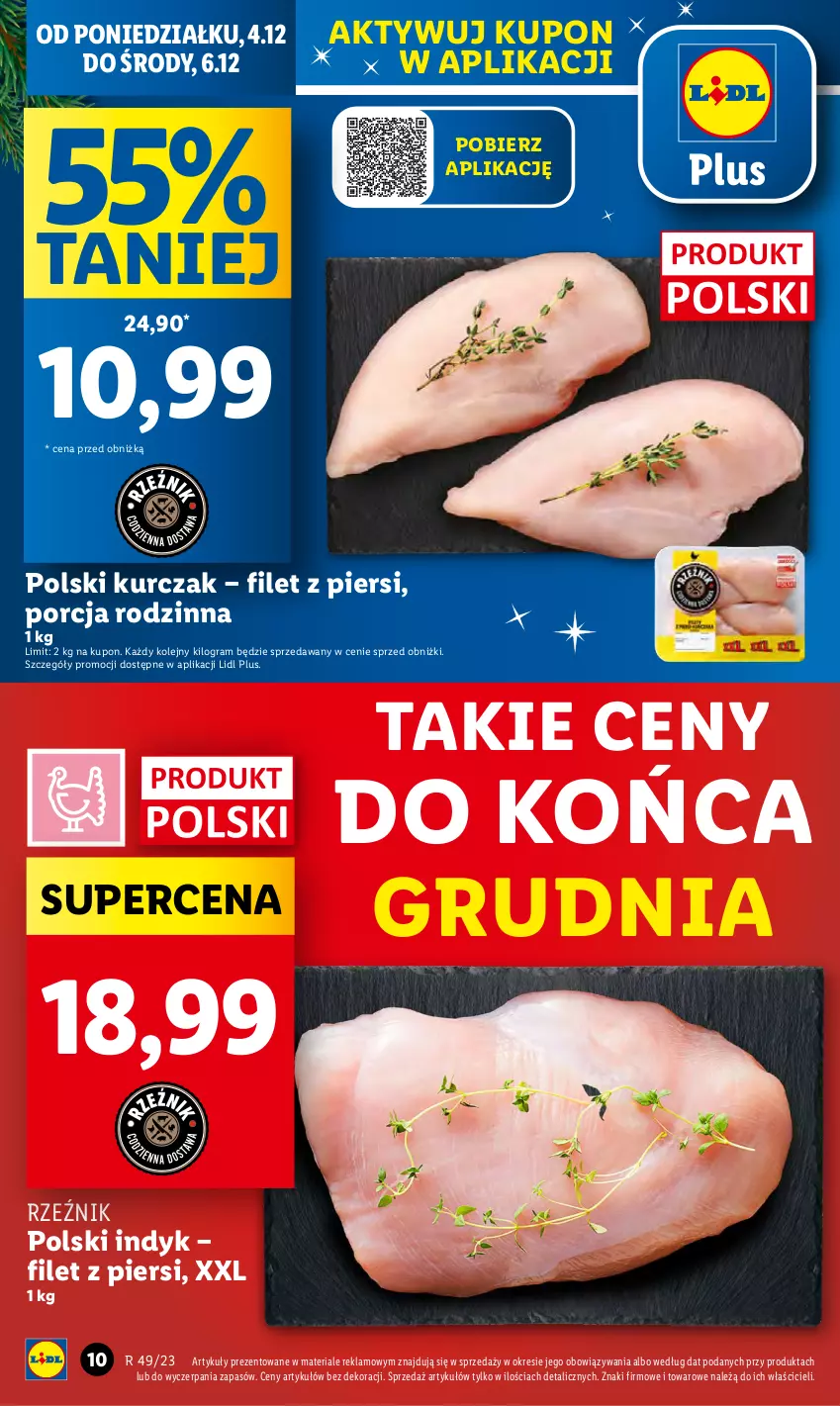 Gazetka promocyjna Lidl - GAZETKA - ważna 04.12 do 06.12.2023 - strona 10 - produkty: Gra, Kurczak, Olej, Por