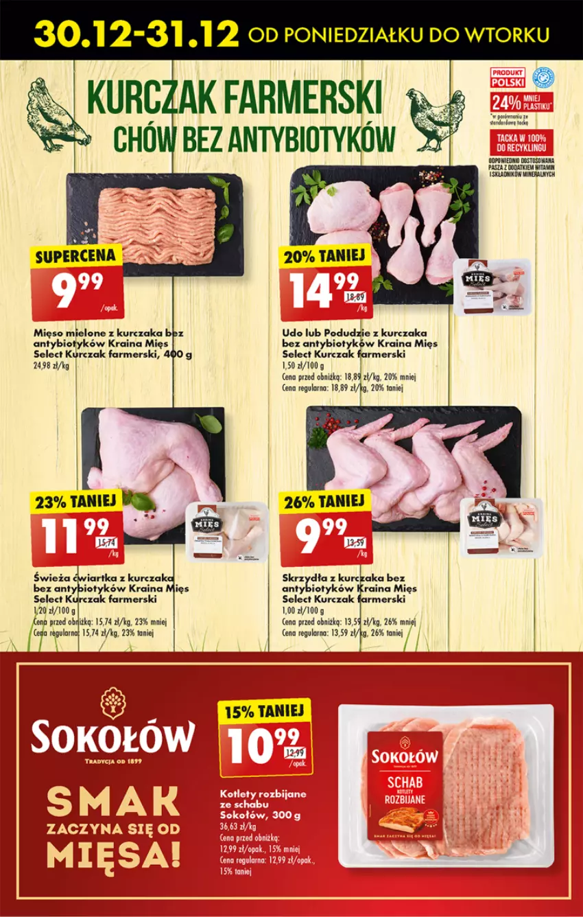 Gazetka promocyjna Biedronka - Od poniedzialku - ważna 06.01 do 11.01.2025 - strona 34 - produkty: Fa, Kurczak, Mięso, Mięso mielone, Podudzie z kurczaka