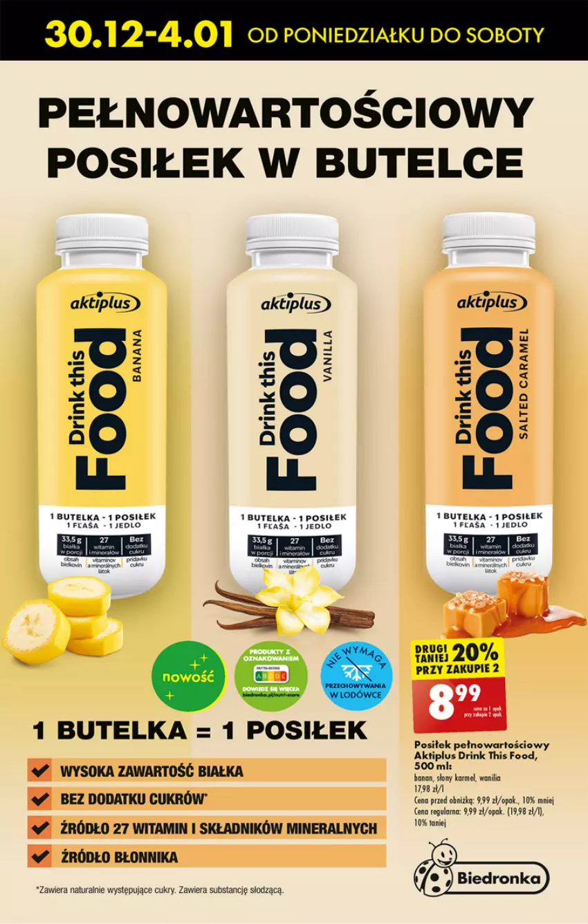 Gazetka promocyjna Biedronka - Od poniedzialku - ważna 06.01 do 11.01.2025 - strona 54 - produkty: Aktiplus, LG, Por, Sok