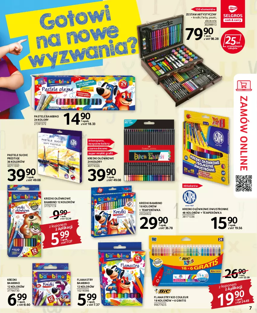 Gazetka promocyjna Selgros - Oferta przemysłowa - ważna 25.08 do 07.09.2022 - strona 7 - produkty: Fa, Flamastry, Gra