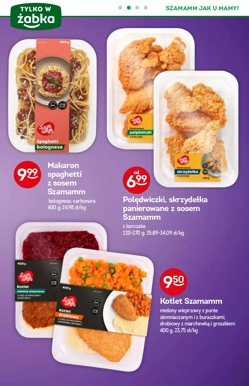 Gazetka promocyjna Żabka - ważna 15.09 do 21.09.2021 - strona 7 - produkty: Kotlet, Kurczak, Makaron, Pur, Sos, Spaghetti