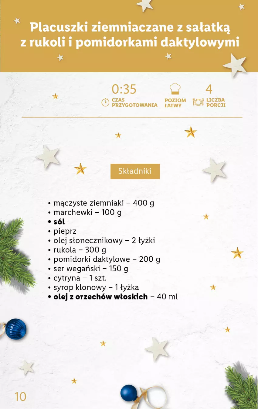 Gazetka promocyjna Lidl - KATALOG DELUXE DIY - ważna 28.11 do 25.12.2022 - strona 10 - produkty: Olej, Olej słonecznikowy, Orka, Pieprz, Pomidorki, Por, Rukola, Sałat, Ser, Sól, Syrop, Ziemniaki