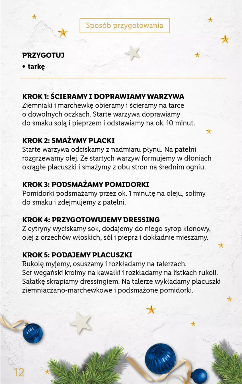 Gazetka promocyjna Lidl - KATALOG DELUXE DIY - ważna 28.11 do 25.12.2022 - strona 12 - produkty: Cytryny, Dres, Kawa, Lack, Olej, Pieprz, Pomidorki, Sałat, Ser, Sok, Sól, Syrop, Talerz, Warzywa, Ziemniaki