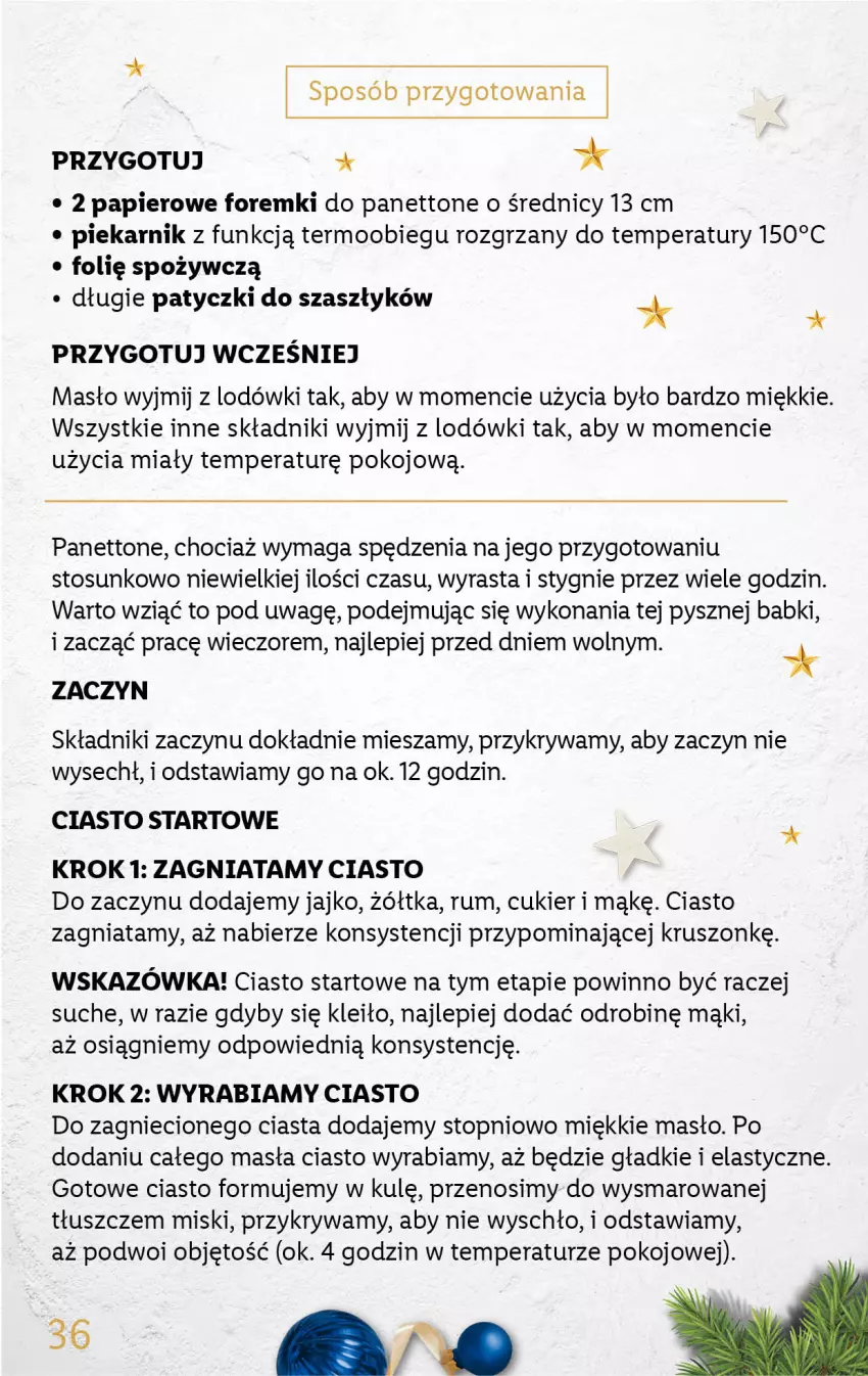 Gazetka promocyjna Lidl - KATALOG DELUXE DIY - ważna 28.11 do 25.12.2022 - strona 36 - produkty: Cukier, Foremki, Masło, Papier, Piekarnik, Rum, Top