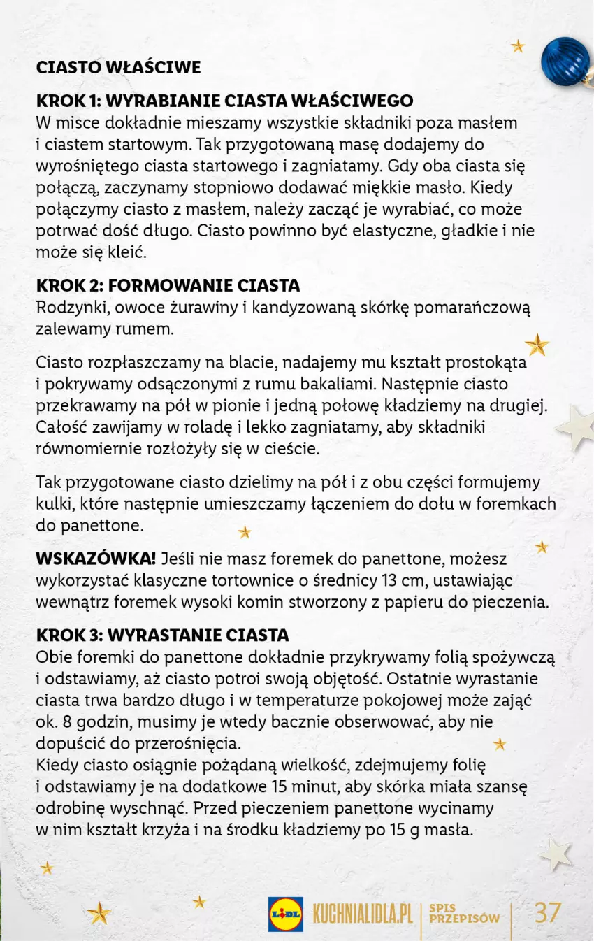 Gazetka promocyjna Lidl - KATALOG DELUXE DIY - ważna 28.11 do 25.12.2022 - strona 37 - produkty: Foremki, Masło, Mus, Owoce, Papier, Piec, Płaszcz, Pokrywa, Rodzynki, Rum, Ser, Sok, Top