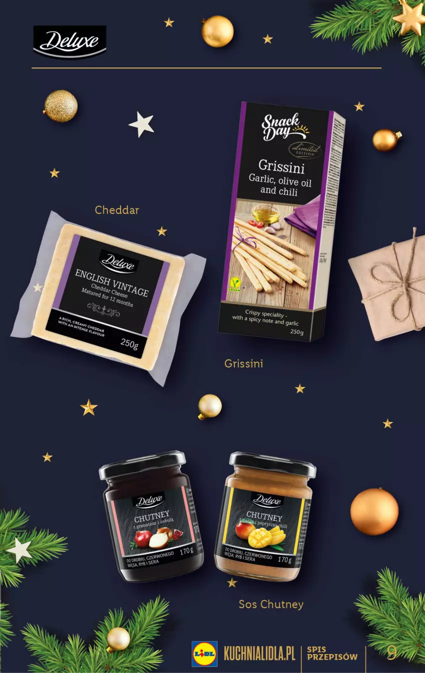 Gazetka promocyjna Lidl - KATALOG DELUXE DIY - ważna 28.11 do 25.12.2022 - strona 9 - produkty: Cheddar, Grissini