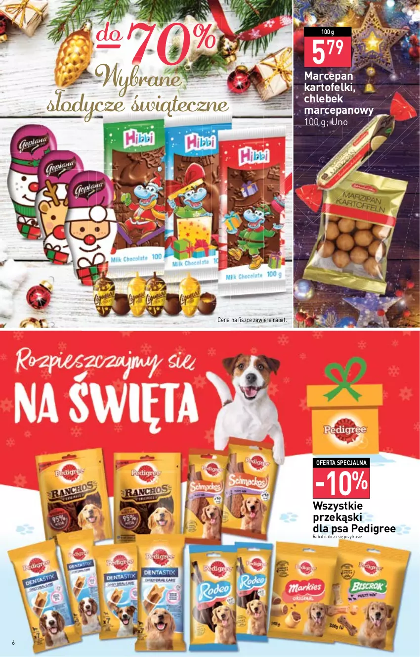 Gazetka promocyjna Stokrotka - Market - ważna 22.12 do 28.12.2022 - strona 6 - produkty: Chleb, Pedigree, Przekąski dla psa