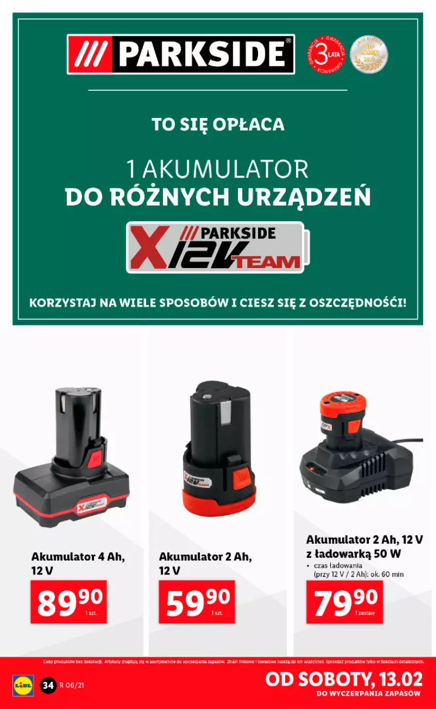 Gazetka promocyjna Lidl - GAZETKA - ważna 08.02 do 13.02.2021 - strona 34