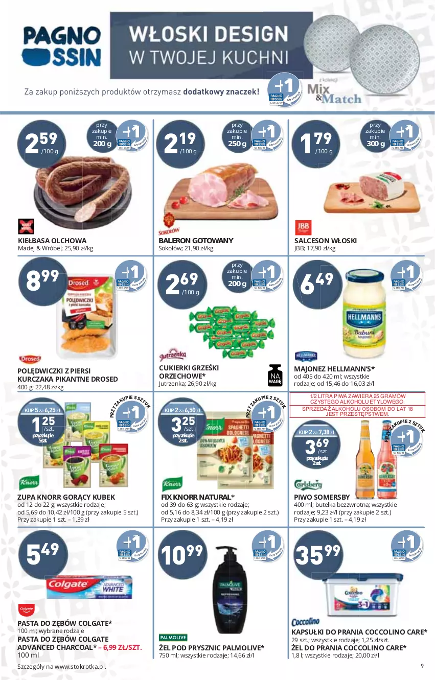 Gazetka promocyjna Stokrotka - Market - ważna 10.11 do 17.11.2021 - strona 9 - produkty: Gra, Knorr, Piwa