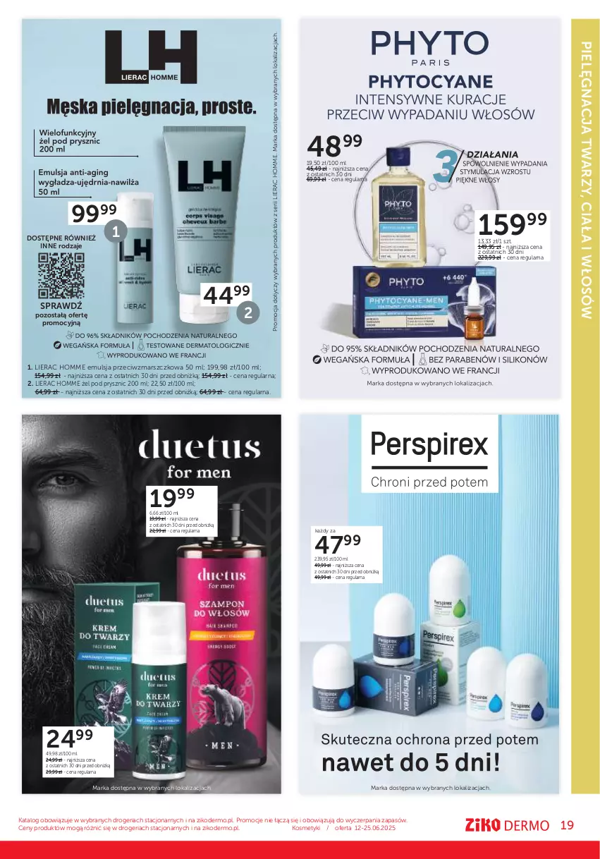 Gazetka promocyjna Ziko - Gazetka Ziko Dermo - ważna 12.06 do 25.06.2025 - strona 19 - produkty: Emulsja, Lierac, Mars, Ser