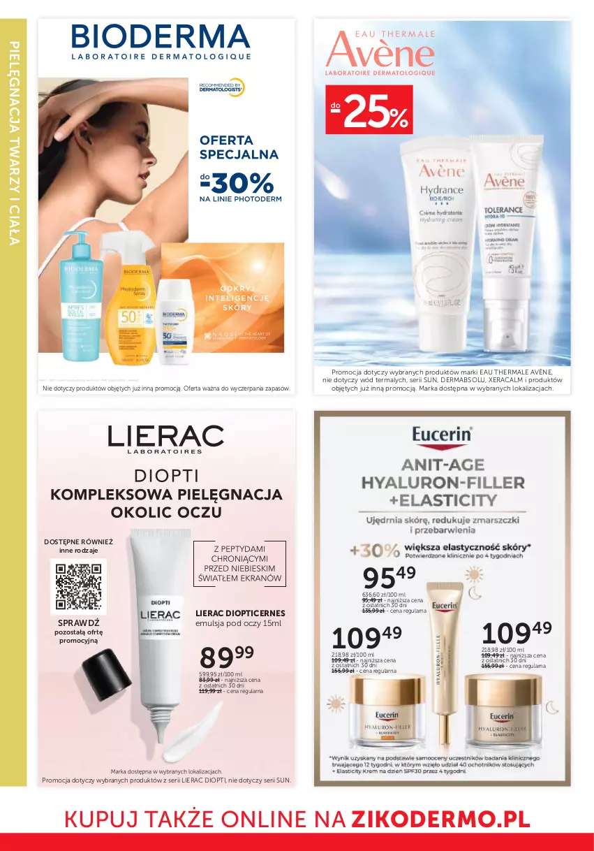 Gazetka promocyjna Ziko - Gazetka Ziko Dermo - ważna 12.06 do 25.06.2025 - strona 8 - produkty: Avène, Emulsja, Lierac, Ser, XeraCalm