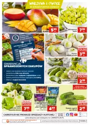 Gazetka promocyjna Carrefour - Gazetka Targi świeżości - Gazetka - ważna od 05.07 do 05.07.2021 - strona 4 - produkty: Cebula, Warzywa, Papryka, Warzywa i owoce, O nas, Papryka biała, Sałat, Winogrona, Owoce, Wino, Grunt, Mango, HP, Fa