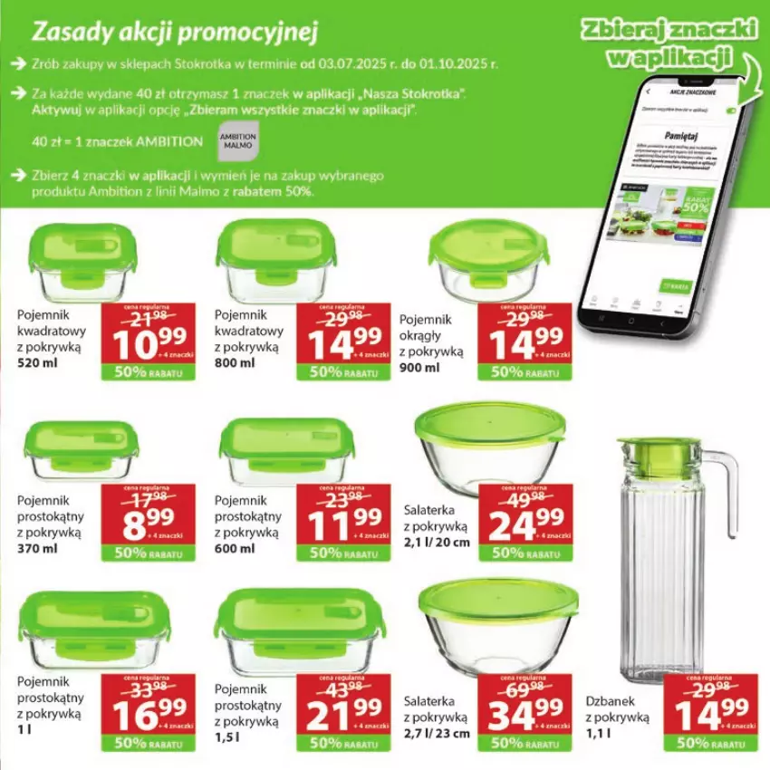 Gazetka promocyjna Stokrotka - Katalog Łap Okazje - ważna 10.07 do 23.07.2025 - strona 39 - produkty: Ambition, Dzbanek, Malm, Pojemnik, Salaterka