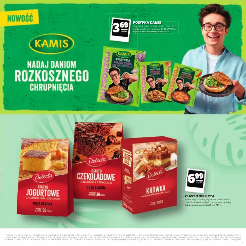 Gazetka promocyjna Stokrotka - Katalog Łap Okazje - ważna 10.07 do 23.07.2025 - strona 7 - produkty: Delecta, Jogurt, Kamis, Mięso, Owoce, Warzywa