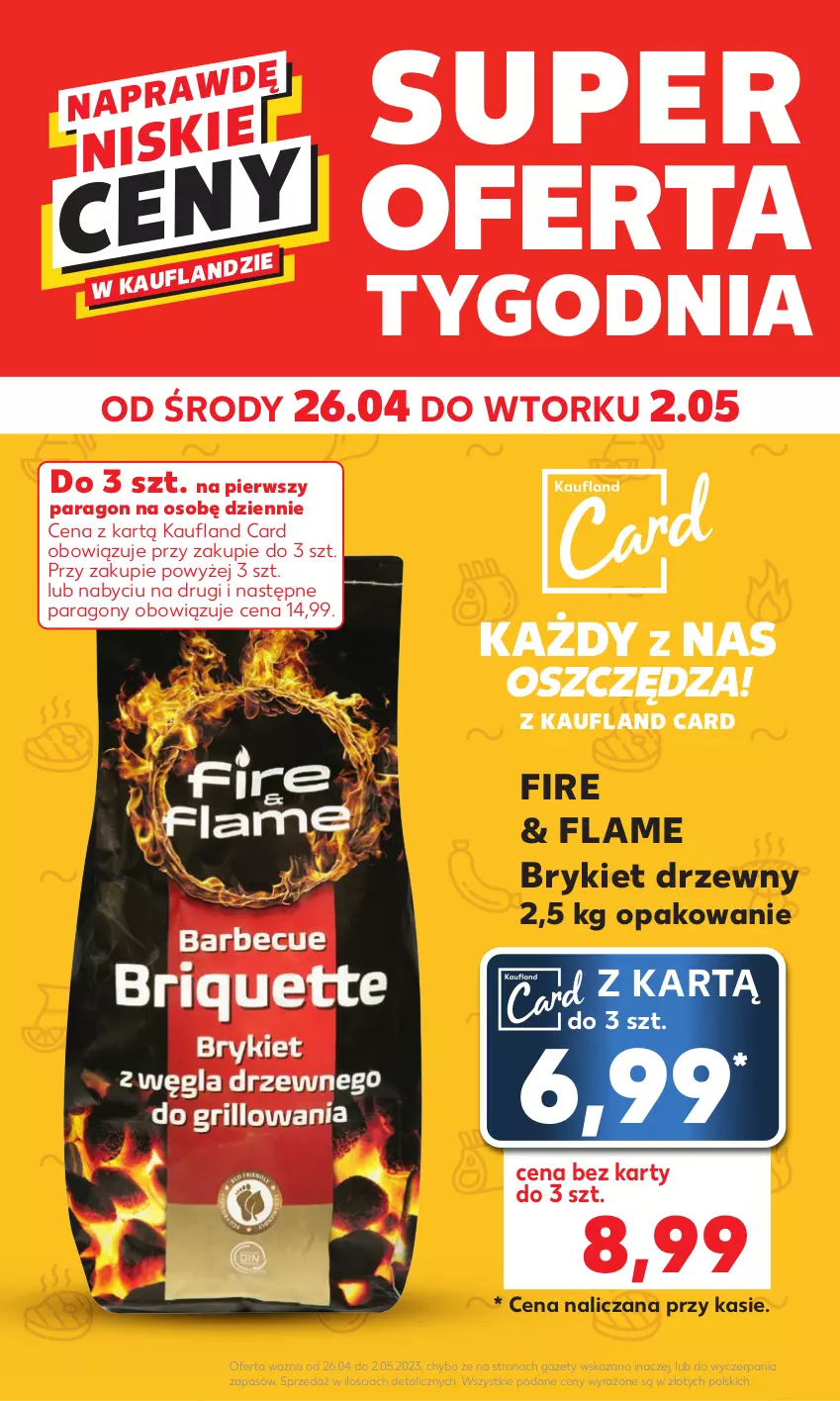 Gazetka promocyjna Kaufland - Mocny Start - ważna 02.05 do 02.05.2023 - strona 2 - produkty: Brykiet drzewny