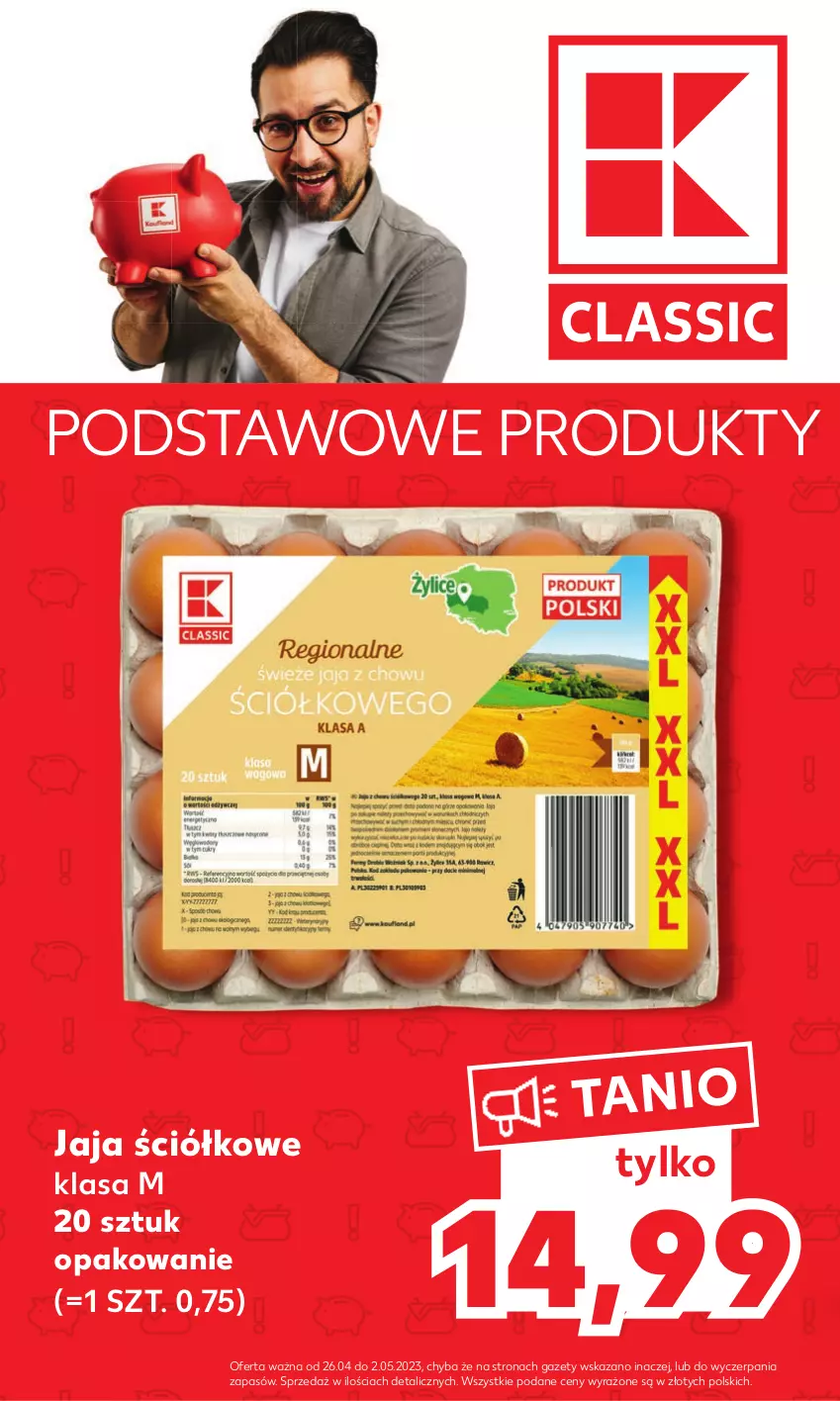 Gazetka promocyjna Kaufland - Mocny Start - ważna 02.05 do 02.05.2023 - strona 4 - produkty: Jaja