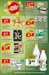 Gazetka promocyjna Auchan - Gazetka Wielkie przeboje cenowe Supermarket Auchan - Gazetka - ważna od 22.10 do 22.10.2025 - strona 5 - produkty: Pączek, Ser, Twaróg, Kasztelan, Rama, Jogurt, Ser Kasztelan, Tortilla, Serek, Twaróg chudy, Almette