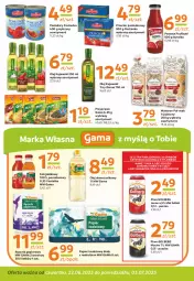 Gazetka promocyjna Gama - Gazetka Gama - Gazetka - ważna od 22.06 do 22.06.2024 - strona 8 - produkty: Piwa, Piwo, Piec, Makaron, Kujawski, Sok, Gra, Papier, Papier toaletowy, Sok jabłkowy, Ręcznik, Podravka, Pudliszki, Olej słonecznikowy, Olej, Pomidory