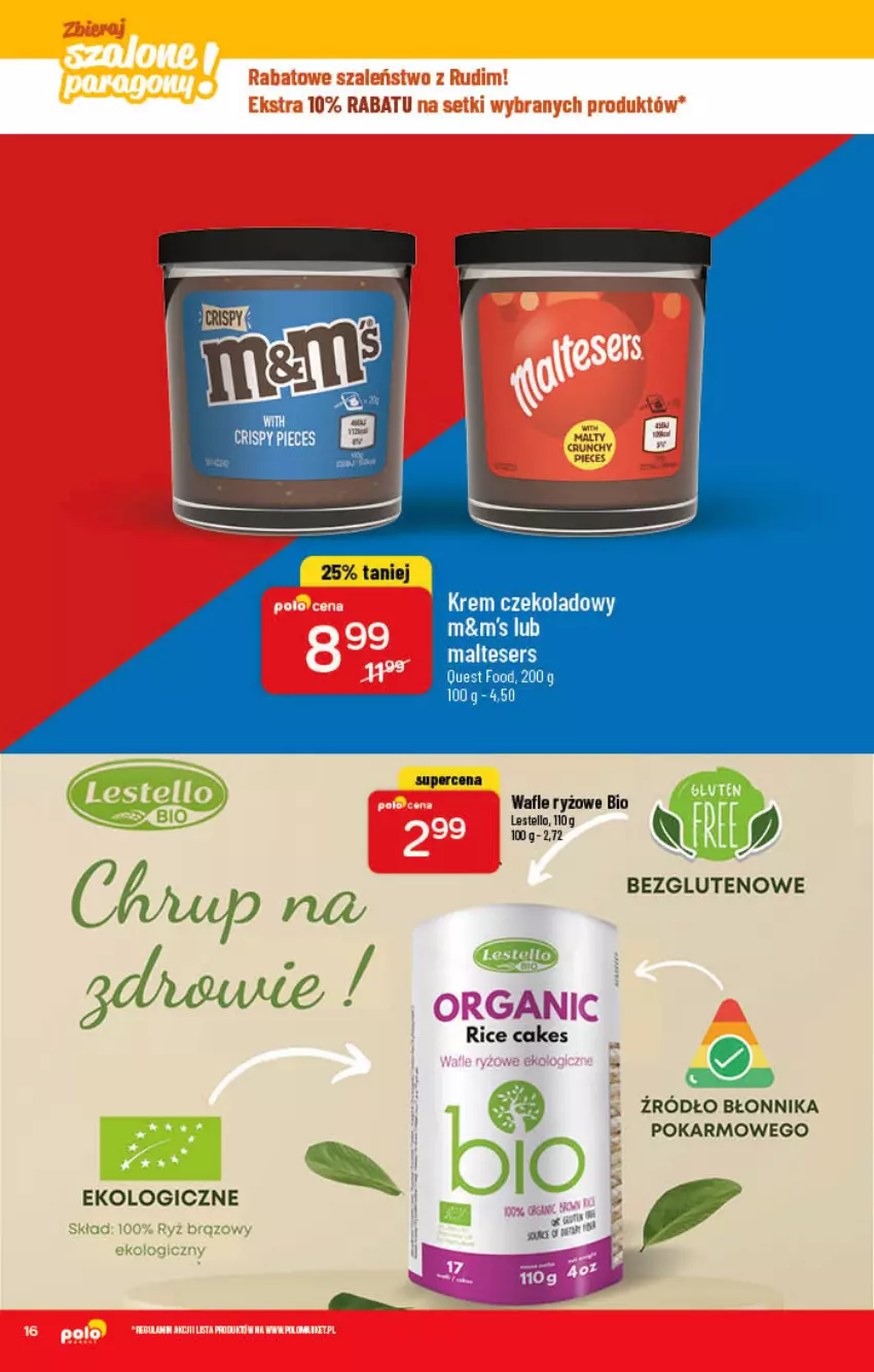 Gazetka promocyjna PoloMarket - Gazetka pomocyjna - ważna 09.03 do 15.03.2022 - strona 16 - produkty: Ryż, Ser, Wafle