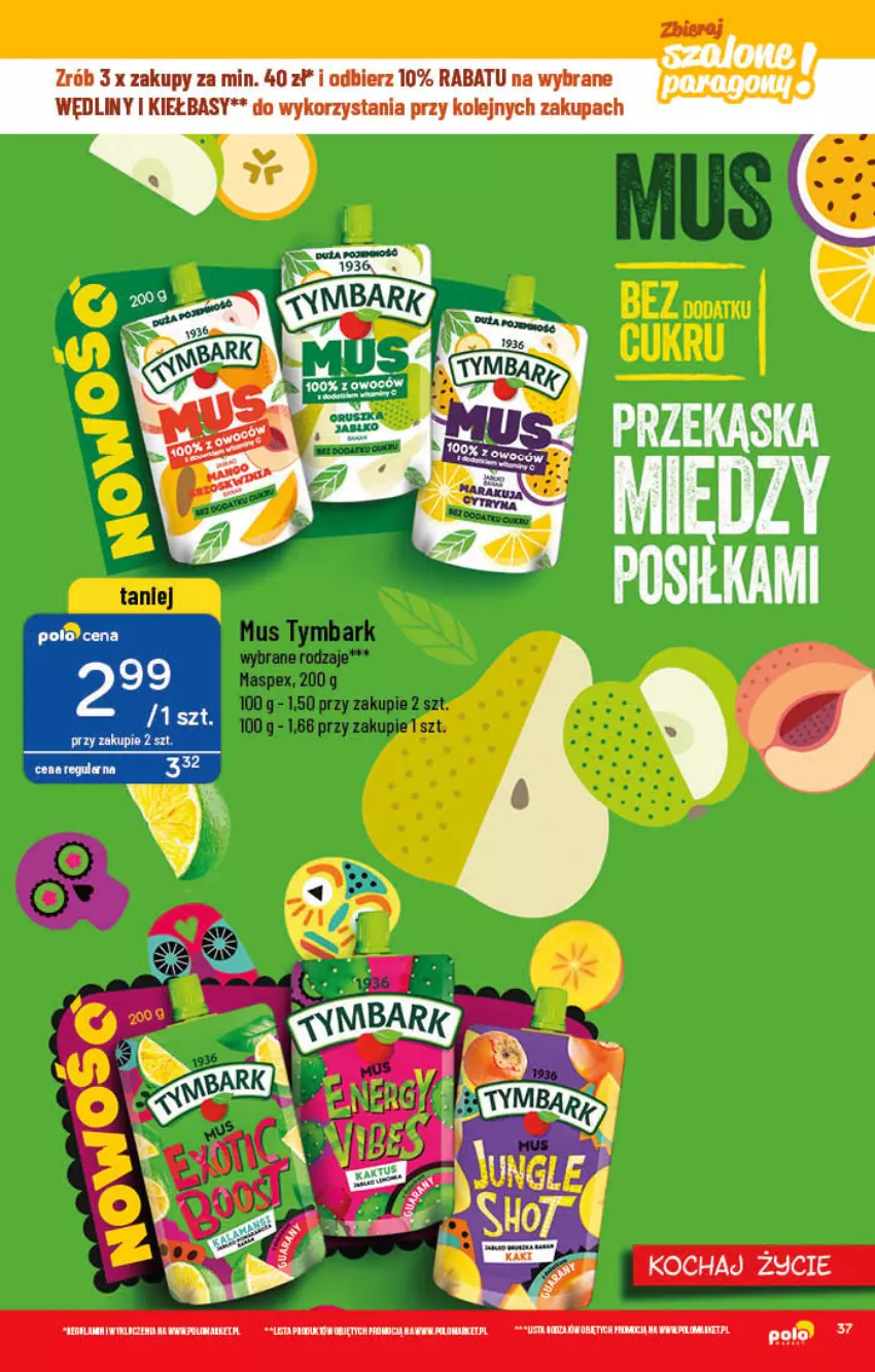 Gazetka promocyjna PoloMarket - Gazetka pomocyjna - ważna 09.03 do 15.03.2022 - strona 37 - produkty: LG, Mus, Tymbark