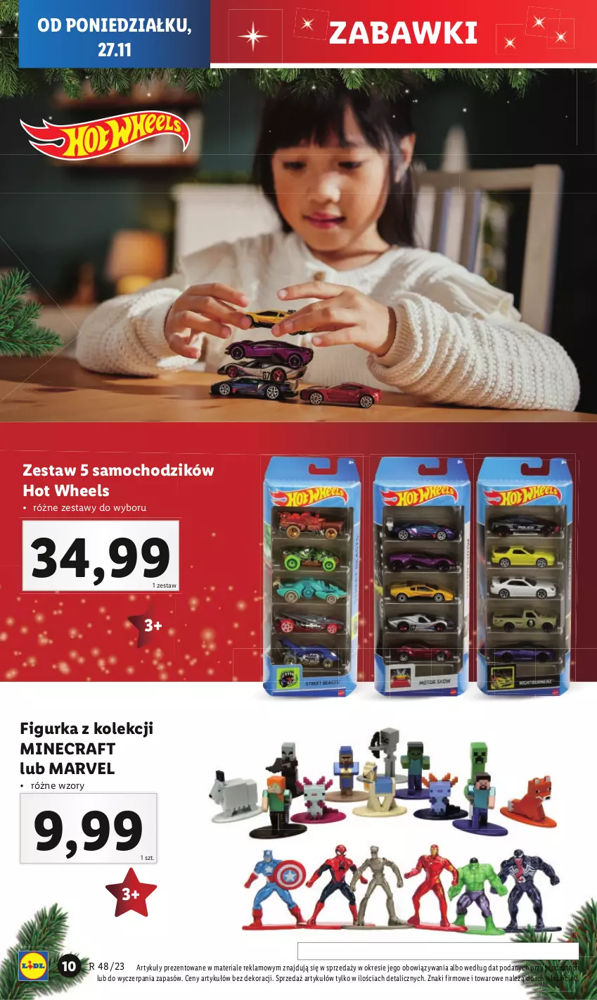 Gazetka promocyjna Lidl - GAZETKA - ważna 27.11 do 02.12.2023 - strona 12 - produkty: Chodzik, Hot Wheels, Minecraft