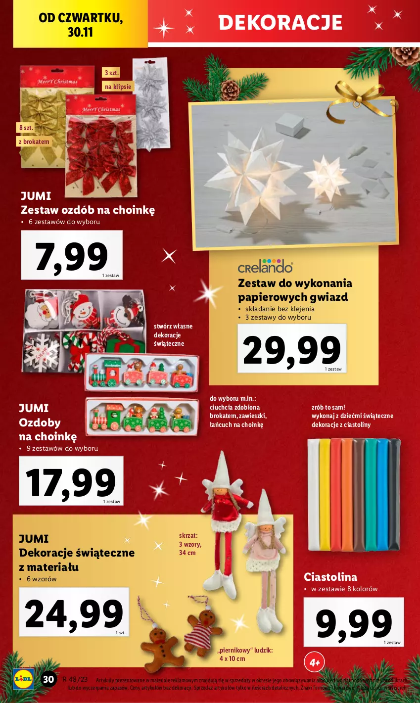 Gazetka promocyjna Lidl - GAZETKA - ważna 27.11 do 02.12.2023 - strona 36 - produkty: Klej, Papier, Piernik, Skrzat, Zawieszki