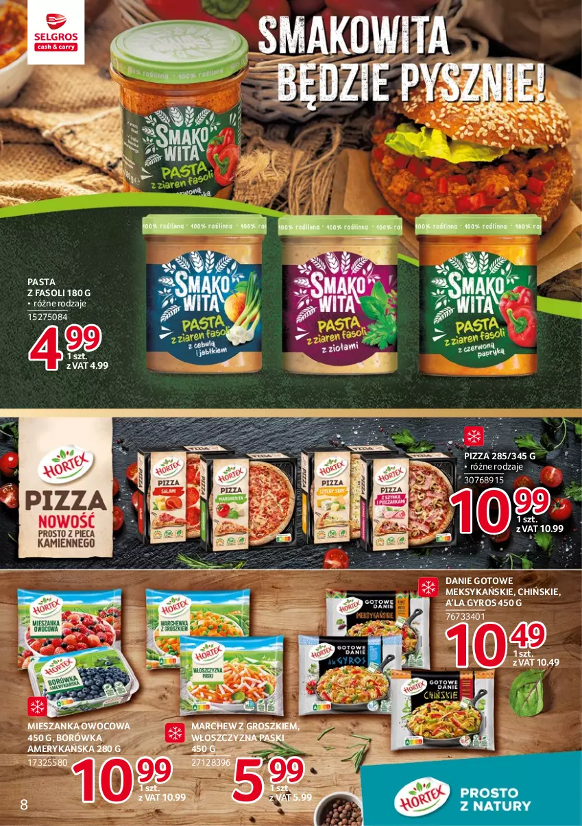 Gazetka promocyjna Selgros - Markowe produkty - ważna 02.03 do 15.03.2023 - strona 8 - produkty: Borówka, Borówka amerykańska, Danie gotowe, Fa, Gyros, Pizza