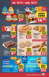 Gazetka promocyjna Aldi - Pełna oferta - Gazetka - ważna od 16.11 do 16.11.2024 - strona 13 - produkty: Pączek, Piernik, Kawa rozpuszczalna, Ser, Gra, Kawa, Bagietka, 7 Days, Rogal, Miód, Toffifee, Chleb, Bułka, Kinder