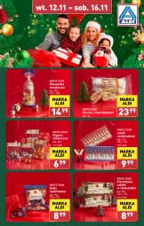 Gazetka promocyjna Aldi - Pełna oferta - Gazetka - ważna od 16.11 do 16.11.2024 - strona 15 - produkty: Strucla, Piernik, Lizaki czekoladowe, Lizaki, Strucla z marcepanem