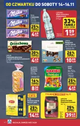 Gazetka promocyjna Aldi - Pełna oferta - Gazetka - ważna od 16.11 do 16.11.2024 - strona 28 - produkty: Ser, Kawa ziarnista, Kawa, Bułeczki, Herbata czarna, Lipton, Czekolada, Owoce morza, Bułeczki mleczne, Woda mineralna, Owoce, Deser, Woda, Herbata, Haribo, Cisowianka, Milka, LG