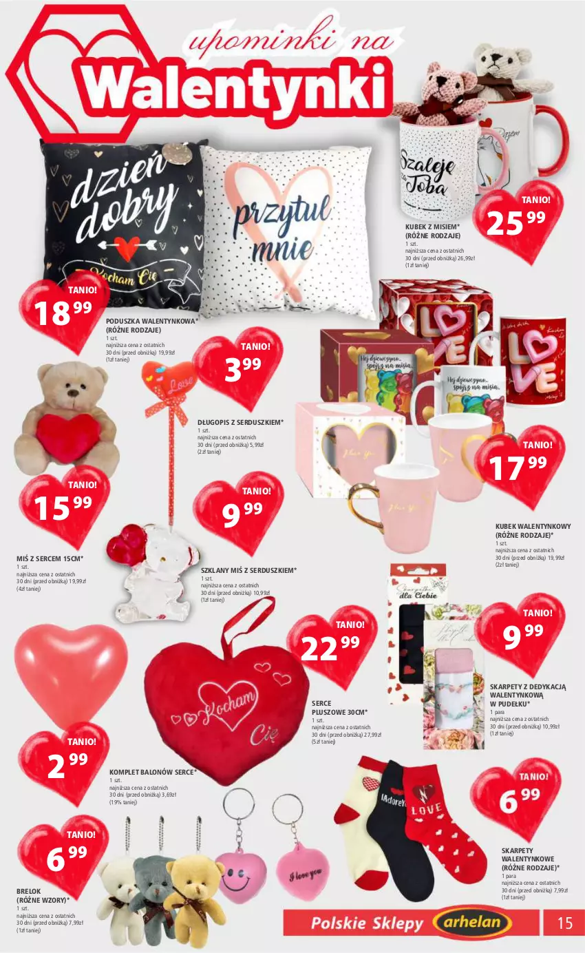 Gazetka promocyjna Arhelan - Gazetka - ważna 26.01 do 04.02.2024 - strona 15 - produkty: Długopis, Karp, Kubek, Poduszka, Ser