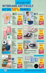 Gazetka promocyjna Aldi - Artykuły przemysłowe i tekstylia - Gazetka - ważna od 06.09 do 06.09.2025 - strona 2 - produkty: Por, Durszlak, Tenisówki, Buty, Dzwonek, Kosz, Piórnik, T-shirt, Plecak, Sport, Dzieci, Bluza, Drzwi, Miska, Piżama