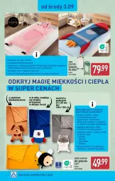Gazetka promocyjna Aldi - Artykuły przemysłowe i tekstylia - Gazetka - ważna od 06.09 do 06.09.2025 - strona 6 - produkty: Piwo, Koc, Rakieta, Dzieci, Poduszka