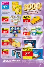 Gazetka promocyjna Auchan - Gazetka 30 Lat Hipermarket Auchan - Gazetka - ważna od 20.05 do 20.05.2026 - strona 27 - produkty: Mozzarella, Serek puszysty, Ser, Gra, BIC, Twaróg, Królewski, Tarta, Sałat, Serek, Babuni, Mimolette, Tartare