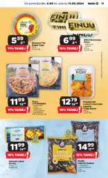 Gazetka promocyjna Netto - Artykuły spożywcze - Gazetka - ważna od 11.05 do 11.05.2024 - strona 11 - produkty: Kurczak, Hummus, Ser, Mus, Paluszki rybne, Pizza, Miks tłuszczowy, Finuu, Frytki