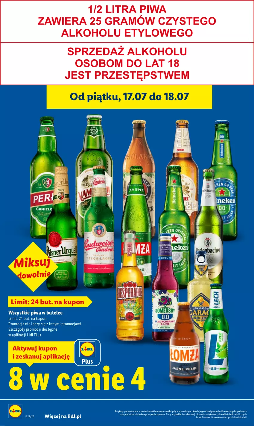 Gazetka promocyjna Lidl - Gazetka ważna od 16.07 do 18.07 - ważna 16.07 do 18.07.2026 - strona 4 - produkty: Piwa
