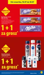 Gazetka promocyjna Lidl - Gazetka ważna od 16.07 do 18.07 - Gazetka - ważna od 18.07 do 18.07.2026 - strona 19 - produkty: Dezodorant, Antyperspirant, Milka, Nivea