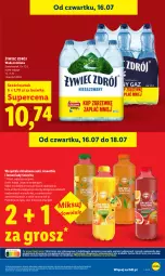 Gazetka promocyjna Lidl - Gazetka ważna od 16.07 do 18.07 - Gazetka - ważna od 18.07 do 18.07.2026 - strona 21 - produkty: Sok, LANA, Smoothie, Woda